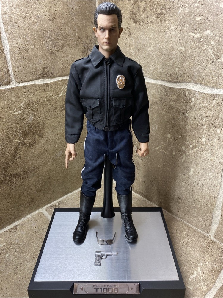 1/6 Present Toys T-1000 Terminator Police Officer Robot 12” Figure MMS