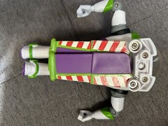 Disney Toy Story Buzz Lightyear 12 inch Action Figure & Small Plush (helmet)