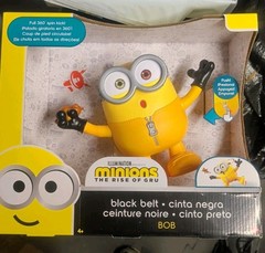 Minions The Rise of Gru Black Belt Bob 8-in with Nunchucks Rare! Brand New!