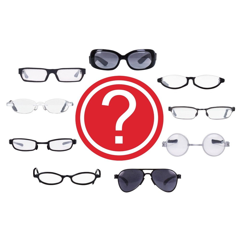 Glasses Blind Box Gashapon Keychain 1 Random 1:3 BJD Accessory Trinket Charm