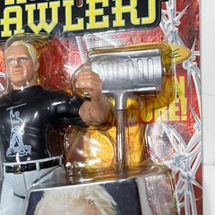 Sandman ECW Bash of the Brawlers Figure Signed Series 5 OSFTM 2000 MOC WWF WWE