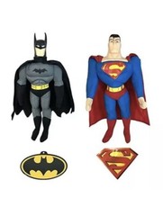 12″ DC Batman and Superman 2pcs Set Plush Doll Kids Toy Original Licensed Gift
