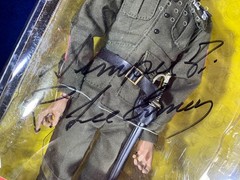 P13-66 GUNNERY SGT. R. LEE ERMEY TALKING ACTION FIGURE – AUTOGRAPHED / JSA CERT.