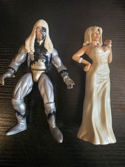 WWE WWF Jakks 2 Tuff Series 1 Set of 8 HHH Chyna Goldust Marlena DOA