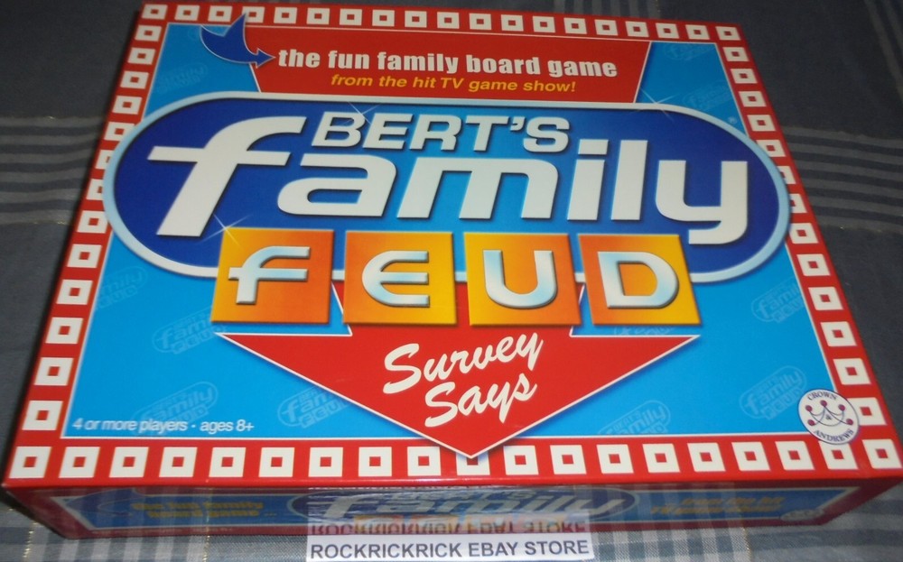 Bert’s Family Feud Board game (4 or more players) ages 8+