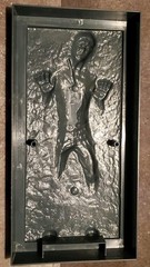 13.5″ Han Solo Carbonite Star Wars Hasbro 1/6 scale Boba Fett 1998..Free Ship!