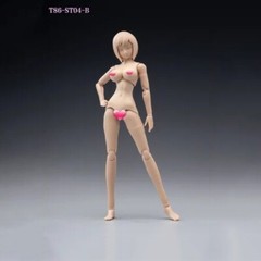 USA 86TOYS 1/12 Female Action Figure Body 6in Suntan Skin Body Big Breast Model