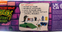 Mutant Mayham Leonardo’s Build N’ Shred Skate Park Action Figure Toy TMNT Turtle