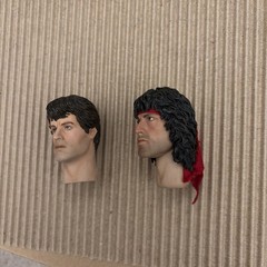 *PICK 1* 1/6 12″ Sylvester Stallone Rambo Rocky Hot Toys Head For Action Figure