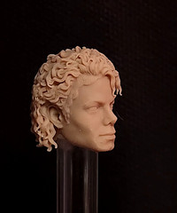Michael Jackson Custom Head Sculpt 1/12 1/10 1/6