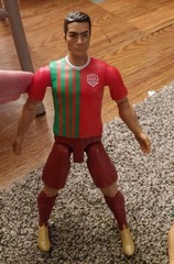 FC Elite Soccer Action Figure Lot of 3 – Ronaldo Messi Neymar Jr