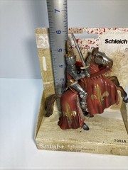 Schleich 70018 Knight Reared Up Horse Fleur de Lis Prince Customized Paint? READ