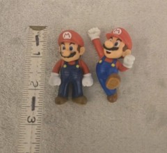 Mario 2.5in Nintendo JAKKS Figurine Set Of 2