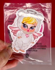 Bratziez Sweetheartz Angel Cloe White Bear Plush Collectible Keychain New