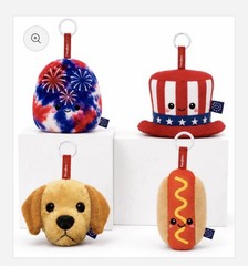Freedom 250 Blind Box Mystery Plush Keychain + Extras, Great American State Fair