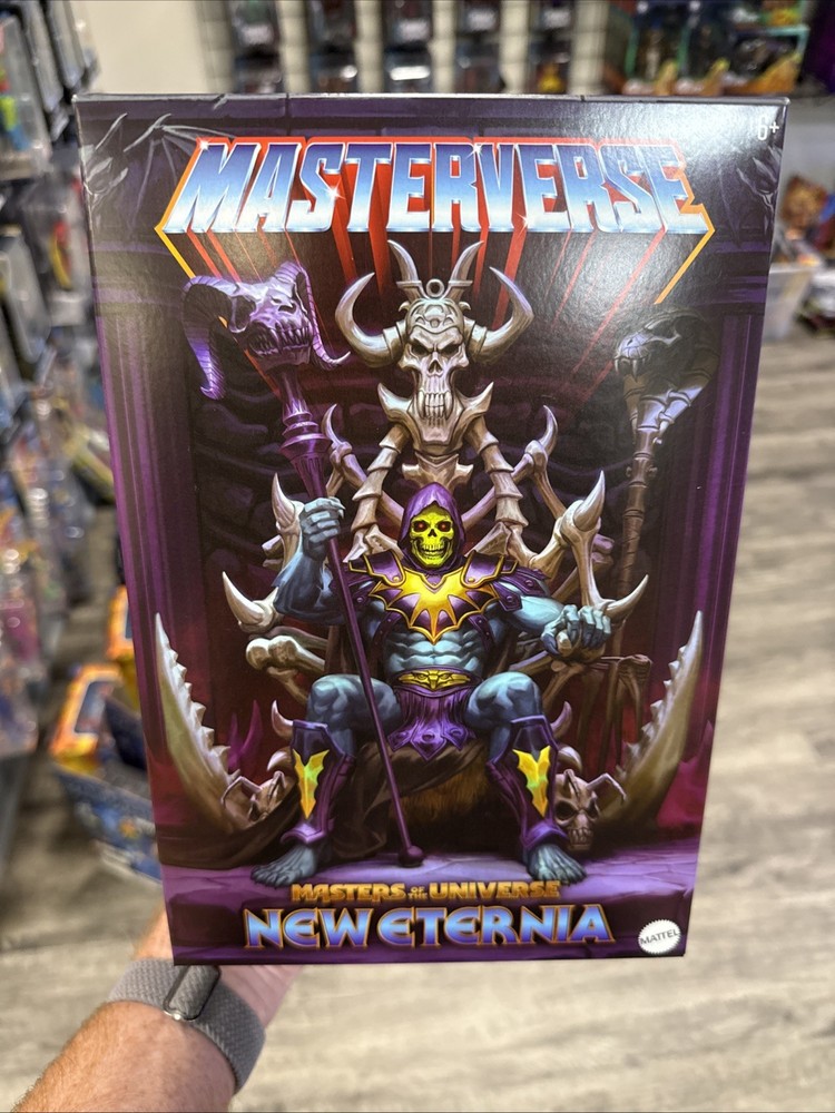 Masters of the Universe Masterverse SKELETOR with & HAVOC THRONE New Eternia Set