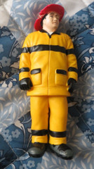 Lakeshore Learning Community Block Play People Male 5″ Fireman