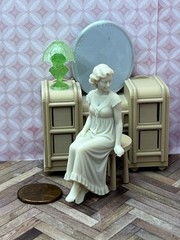 1:24 Scale Dollhouse Figure “Evening Beauty Ritual” 1950s Inspired by Marx