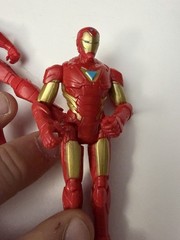 Marvel Iron Man Action Figures Lot of 3 Hasbro 2013/2023 Red Gold 4” Toys