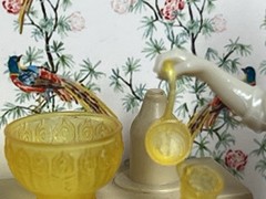 1:24 1950 Dollhouse Diorama Hostess Inspired by Marx with punch bowl set