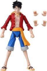 Bandai- One Piece Anime Heroes Monkey D. Luffy 6.5” Action Figure
