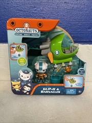 Octonauts Gup-H With Captain Barnacles Green Helicopter & Frog New Sealed