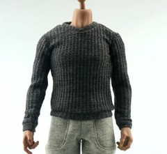 C001-1 1/6 Scale Soldier Elbow Patch Sweater Model for 12″ Figure Doll Toys