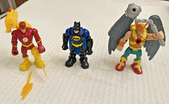 **VERY NICE** Mattel HERO WORLD Figures/Accessories–5″–Hawkman, Batman, Flash
