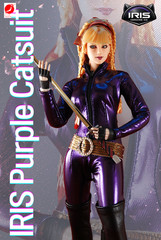 IRIS 1/6 Gunmetal Purple Catsuit Set for TBL/Phicen S07C/S10/S18/S22/S23