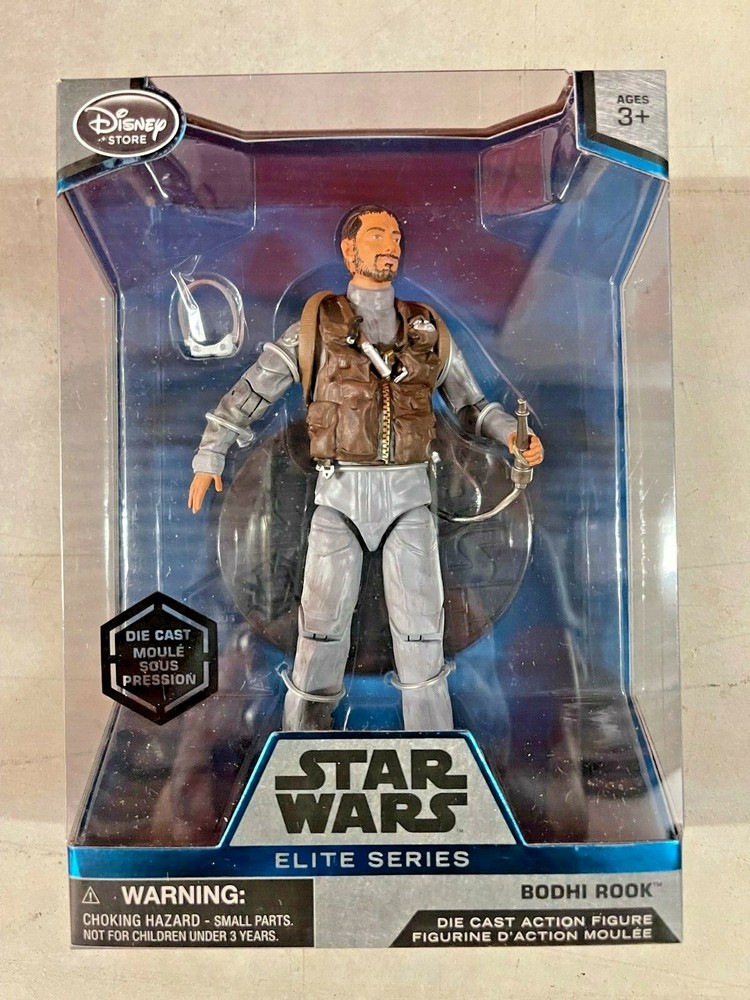 Bodhi Rook Action Figure Star Wars Elite Series Disney Store Rogue One NEW