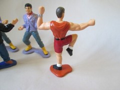 5-Lot 1994 Bandai Action Figures From Different TV Shows or Playsets.