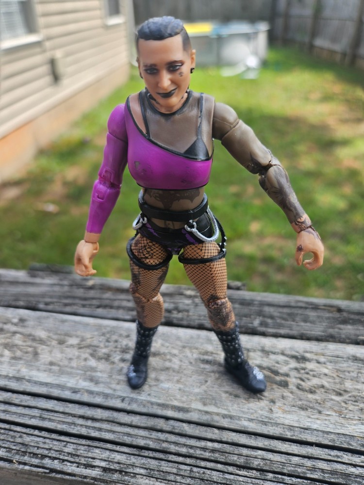WWE Elite Rhea Ripley Series 102 Wrestling Action Figure: Judgment Day