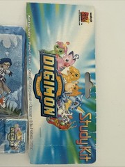 NEW IN PACKAGE DIGIMON 4 PIECE STATIONARY STUDY KIT, PENCILS, BAG, ERASER – NEW