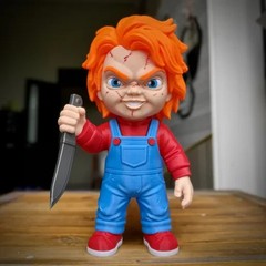 3D Printed Chucky and Tiffany – Bride of Chucky Display figures