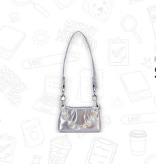 Mini Brands ZURU Fashion Series 4 Silver Chain Shoulder Purse 1:6 Scale Doll Bag