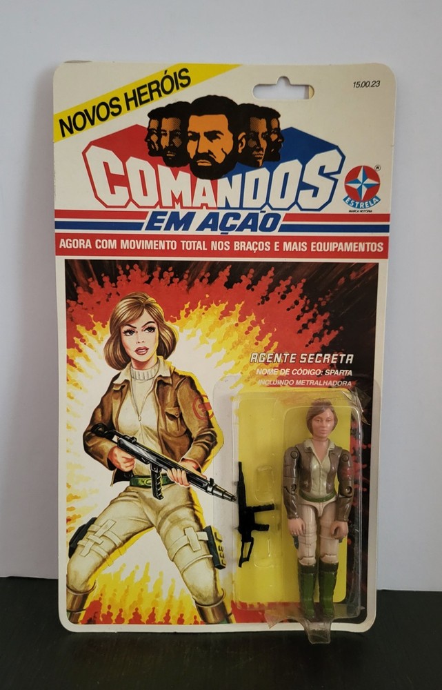 Agente Secreta Cover Girl Commandos Brazil G.I. JOE COBRA Original NEW SEALED