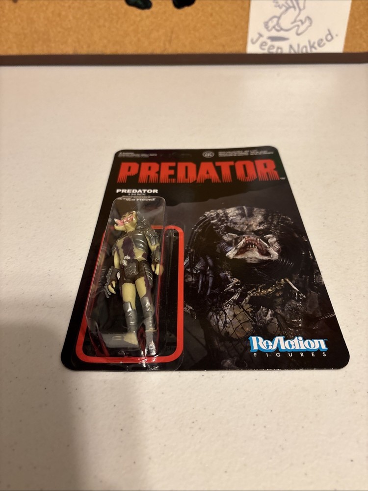 PREDATOR UNMASKED OPEN MOUTH Predator 3.75″ Reaction Retro Figure Unpunched 2014