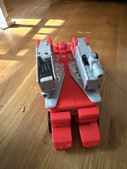 Vintage 2000 Tonka Red Fire Truck Rescue Roy Hasbro Transformer Tested Works