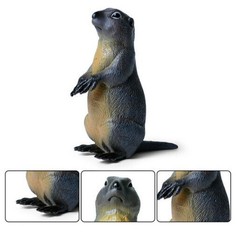 10.5cm Mini Standing Marmot PVC Toy Squirrel Wild Animal Figure Doll Kids Gift