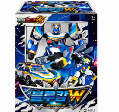 Metal Cardbot W Bluecop W Police Patrol Car Transforming Cop Vehicle Toy New