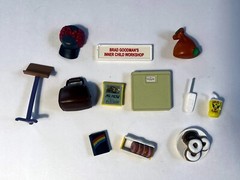 HUGE Lot of 11 WOS Simpsons Figures PLUS 50+ pieces Accessories extra figure