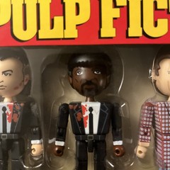 NECA 4 Mini Figure Set Pulp Fiction Clean Up New)
