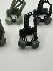 Valaverse Action Force Chest Webbing/Vest Lot Of 4 – Fodder 1/12 Scale