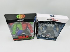 Marvel Hulk Action Figure Set Compound Hulk And Gamerverse Hulk Exclusives New