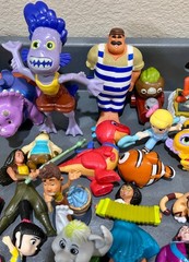 Lot of Disney Characters PVC Bluey,Nemo,Massimo,Alladin & More