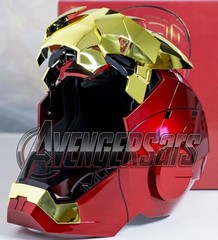 Autoking Iron Man Helmet MK5 1/1 Voice-controlled Mask Transform Cosplay Prop US