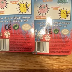 Toy Island Pokémon Gel Pens Lot 2 1999 Collector Edition Bulbasaur & Electabuzz