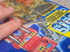1984 TONKA GoBots Water Walk #32 Friendly Robot Float Plane On OPENED CARDBACK