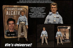 3 Custom 8″ Mego Scale Jack Burton Frank Morris James Dalton Acyion Figures