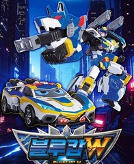 Metal Cardbot W Grand Blue Leon BLAION & BLUE COP W Transforming Robot Set 2025